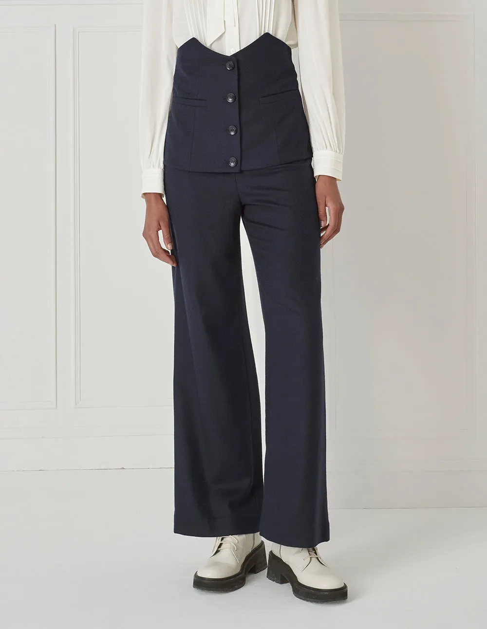 BORA AKSU High Waist Trousers
