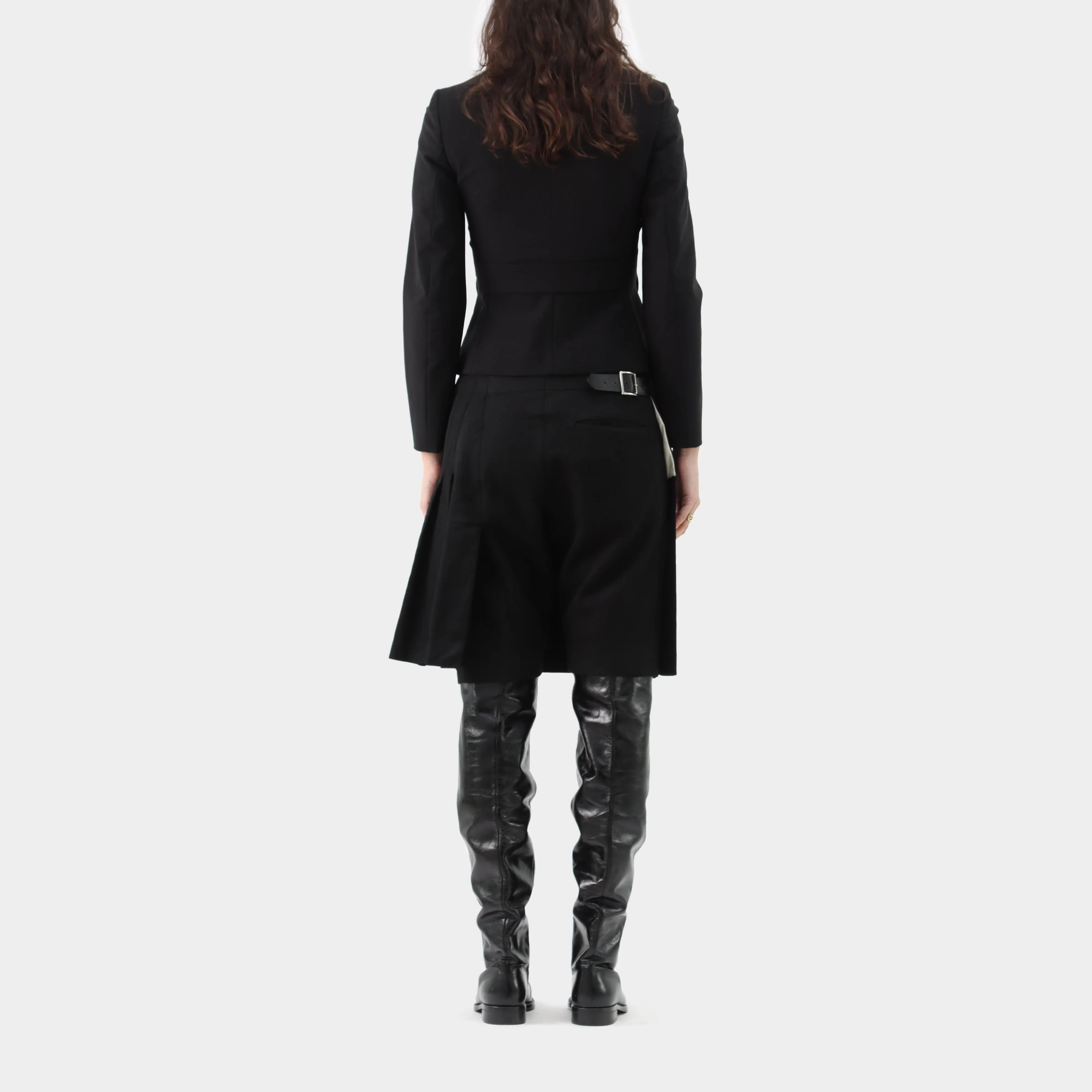 Comme des Garçons Homme Plus 'Time for Magic' Wool Pleated Wrap Shorts