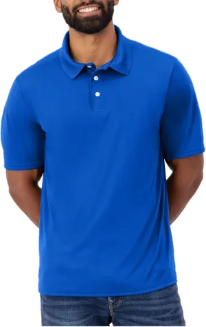 Hanes Sport Men's Cool DRI Men's Performance Polo,Deep Royal,XX-Large