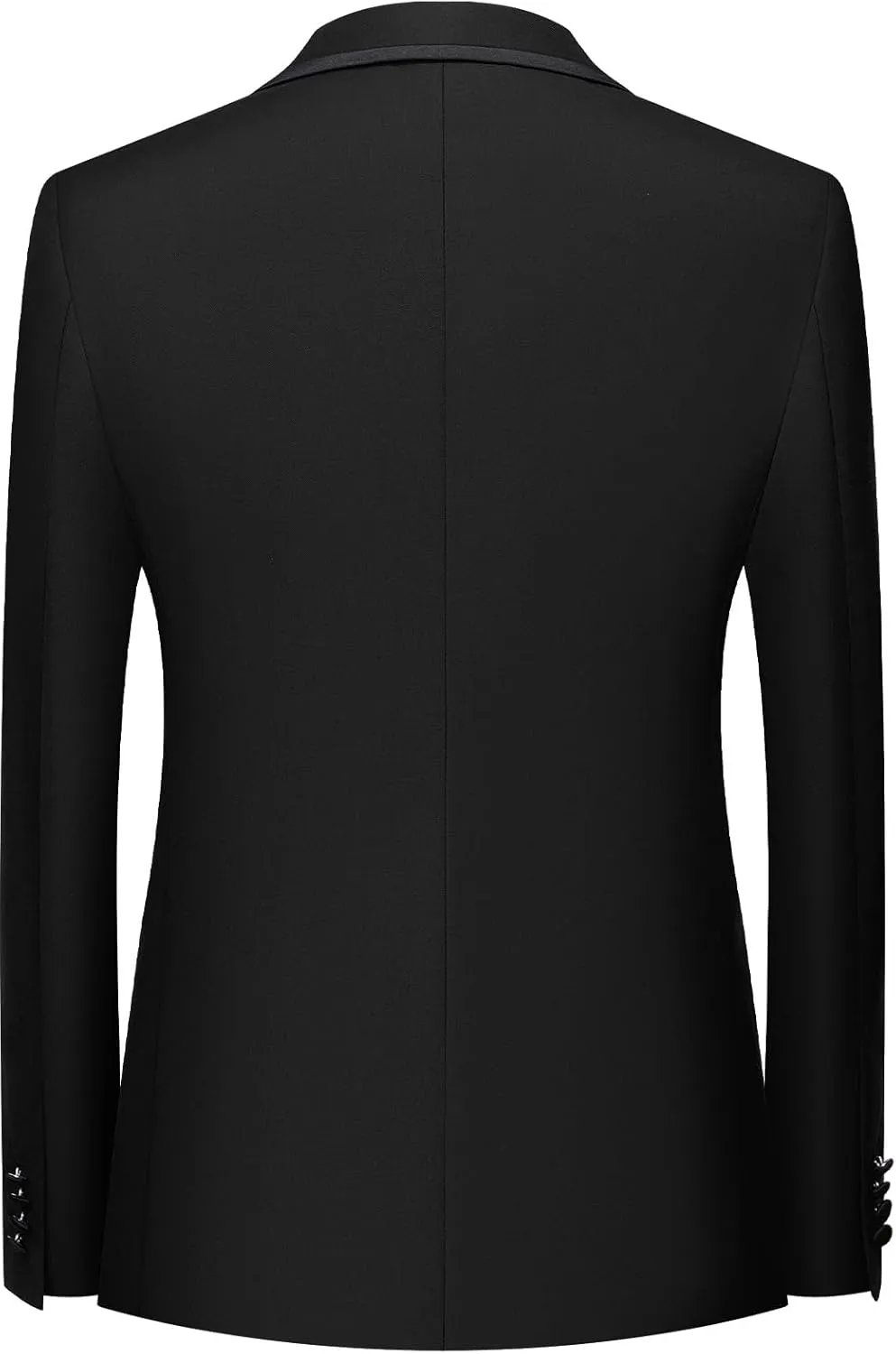 MAGE MALE Mens Blazer Slim Fit Suit Jacket Peak Lapel Tuxedo Lightweight One Button Sport Coat with Bow Tie