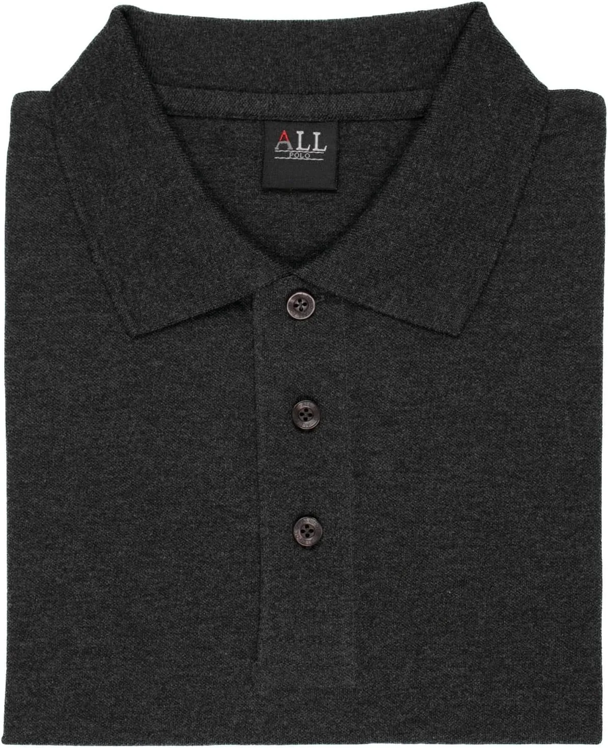 Men's Polo Shirt - Short Sleeve Regular Fit Classic Pique Solid Casual 3 Button Collared Top
