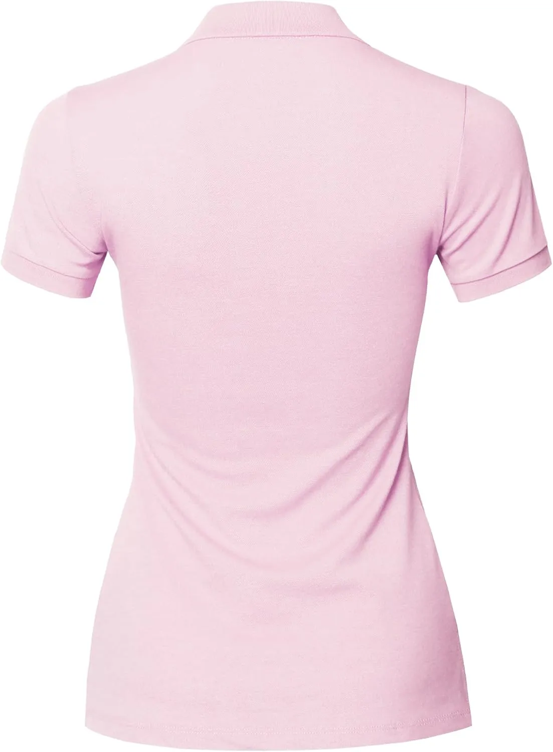 STARJJ Womens Slim Fit Golf Short Sleeve Breathable Pique Polo Shirt