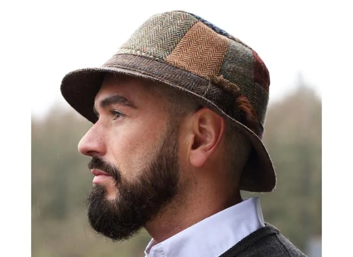 Walking Hat Patchwork Tweed