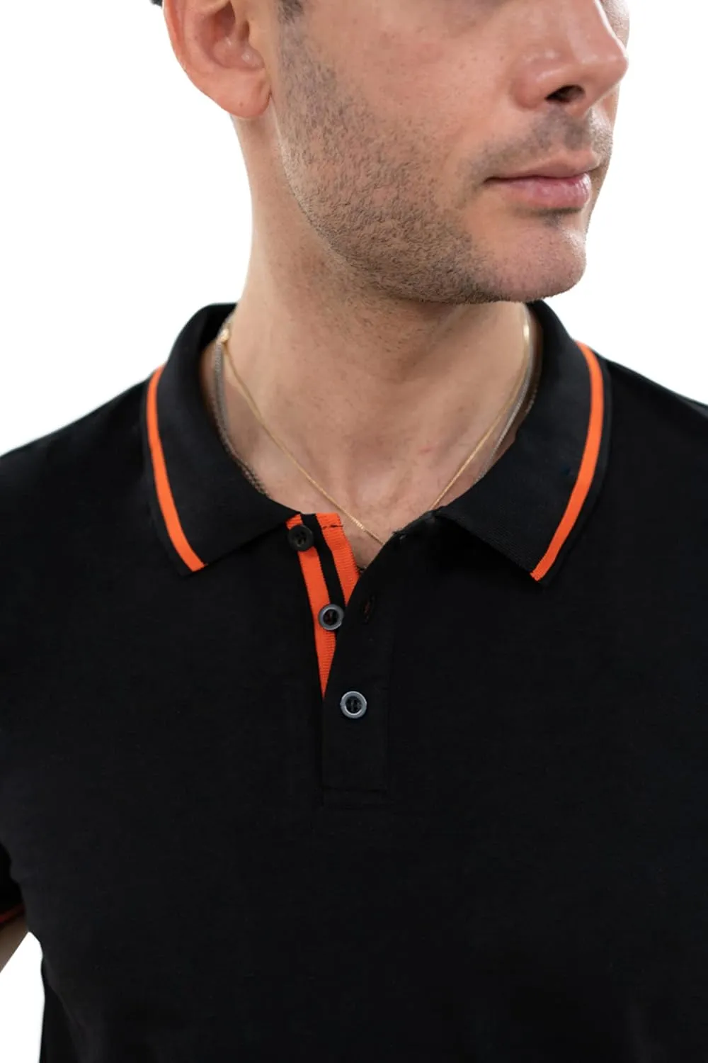 X RAY Men's Polo Shirts Short Sleeve, Slim Performance Stretch Cotton Golf Polos for Men